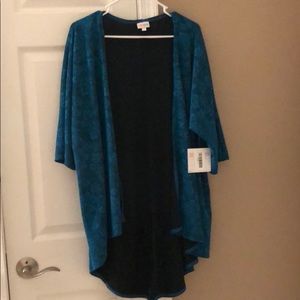 Lularoe Lindsay teal size small